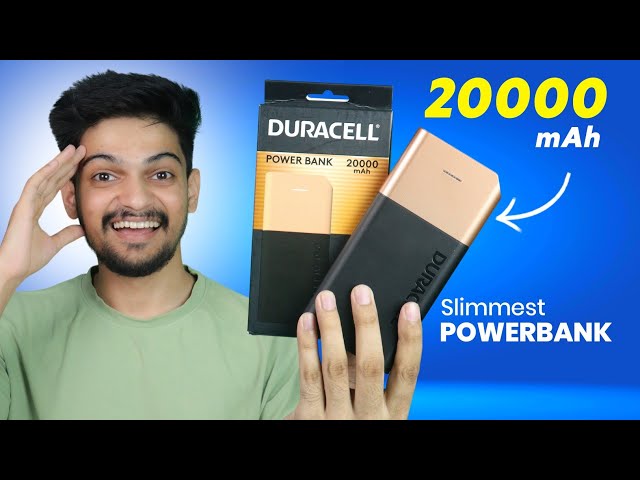 Best 20000mAh Power Bank 2025? Duracell🔋 Slimmest & Fastest Charger Ever! 🔥