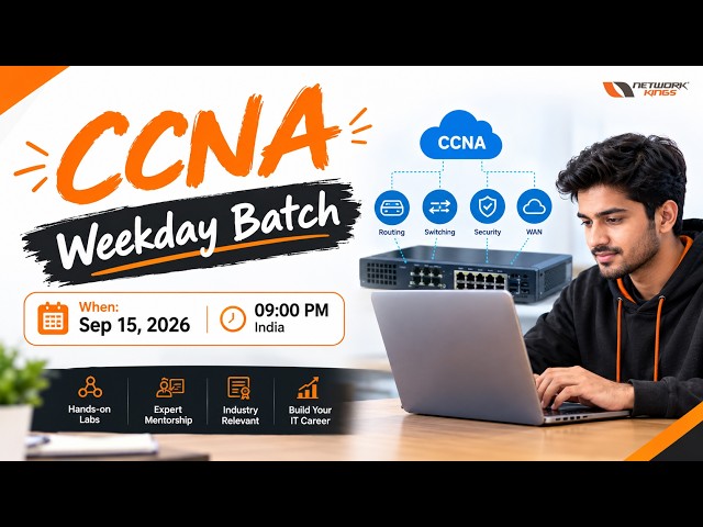 CCNA Weekday Batch | Network Kings