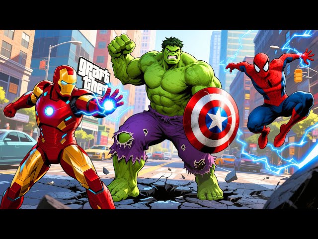 SPIDER-MAN, IRON MAN, HULK GAME ANIMATION
