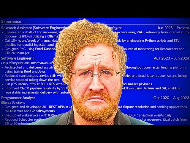 Why AI Software Engineer JOBS Reject Garbage Like This | Recruiter Reviews Resume