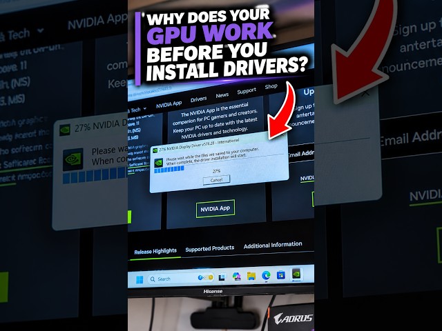 Why Does Your GPU Work Before You Install Drivers?