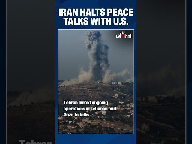 Iran Suspends U.S. Talks Over Israel Operations As Strait Of Hormuz Threat Re-Emerges |#shorts
