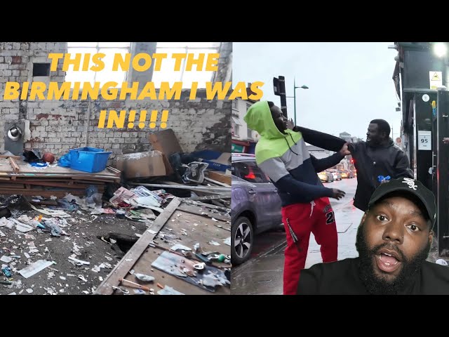 CHICAGO DUDES REACTION TO BIRMINGHAM - Street Fighting In Brum! Birminghams Biggest Crack Den!