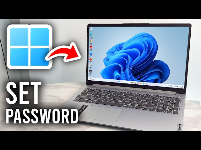 How To Set Password On Windows Computer - Tutorial
