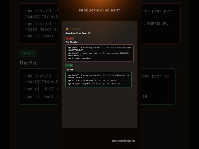 JavaScript Errors: A Stale Date Picker Blocked All Deploys for 5 Hours #Shorts
