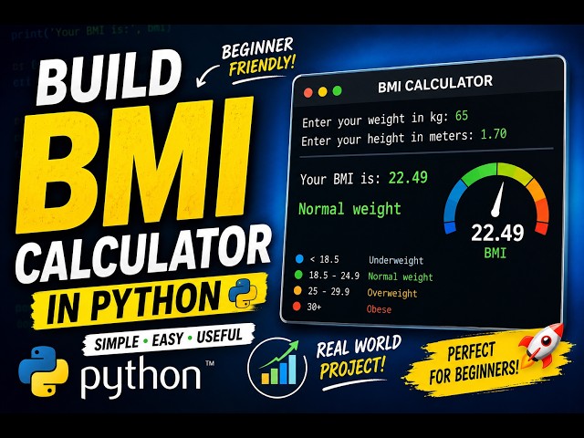 Learn Python by Building a BMI Calculator