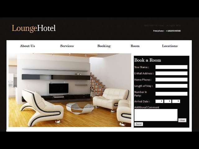 html website development project final task