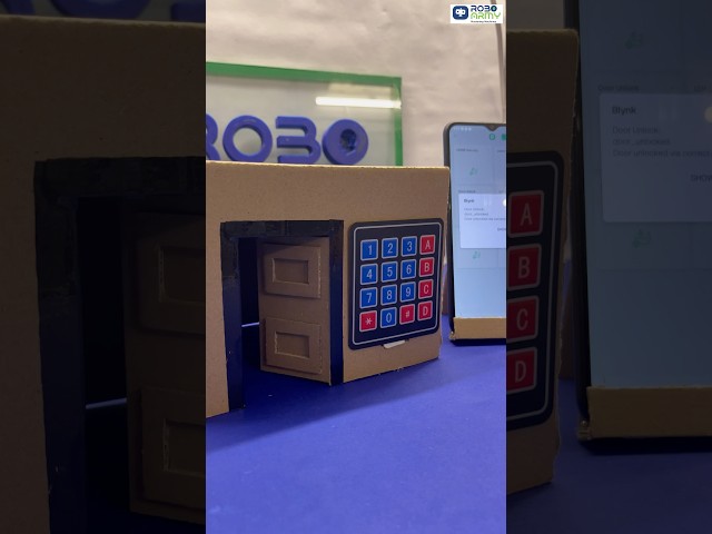DIY IoT Based Door Lock! #roboarmy #keypad #automobile #games #gaming #toys #rubikscube #viral