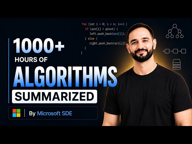 Stop Watching 100 DSA Videos. Watch This Instead | Full DSA Crash Course by Microsoft SDE
