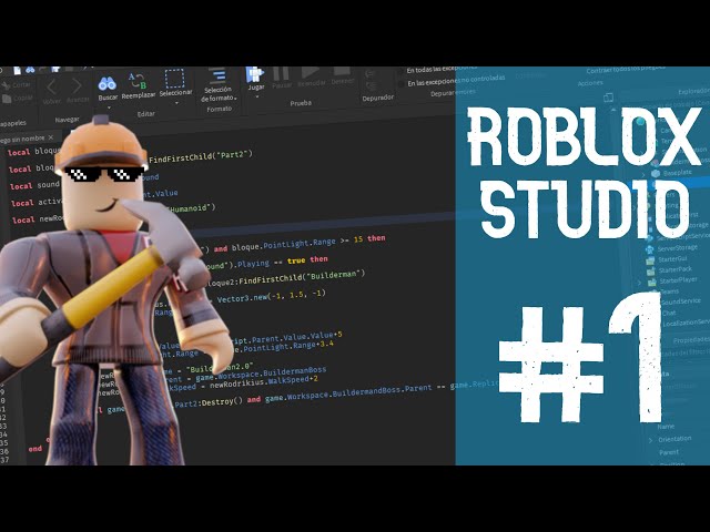 COMO HACER SCRIPTS NIVEL BUILDERMAN #1 | ROBLOX STUDIO