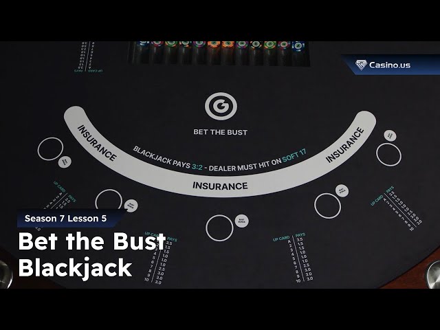 Bet the Bust Blackjack explained (S7L5 - The Blackjack Academy)