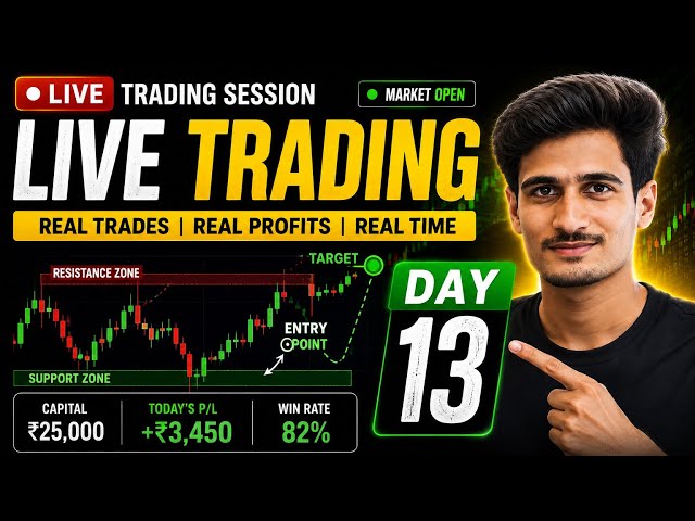 LIVE TRADING SESSION ZOOM CLASS // DAY 13 //