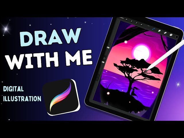 Draw With Me| iPad Pro Procreate| Fantasy Illustration - Extended Version