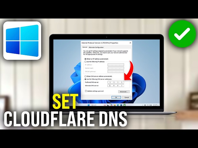 How To Set Up 1.1.1.1 In Windows 11, Change To DNS To CloudFlare