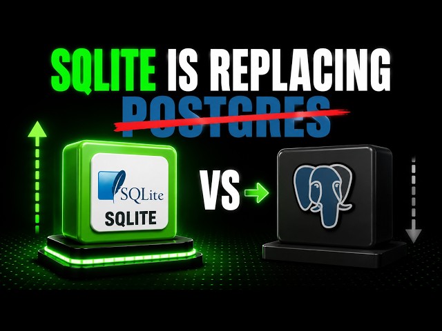 Stop Using Postgres: SQLite Is All You Need