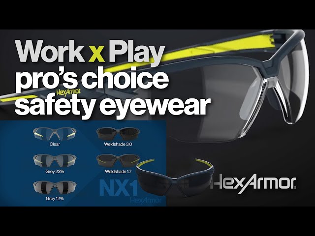 Pro Grade safety eyewear - best tints + fog resistance - A rugged comfort frame style