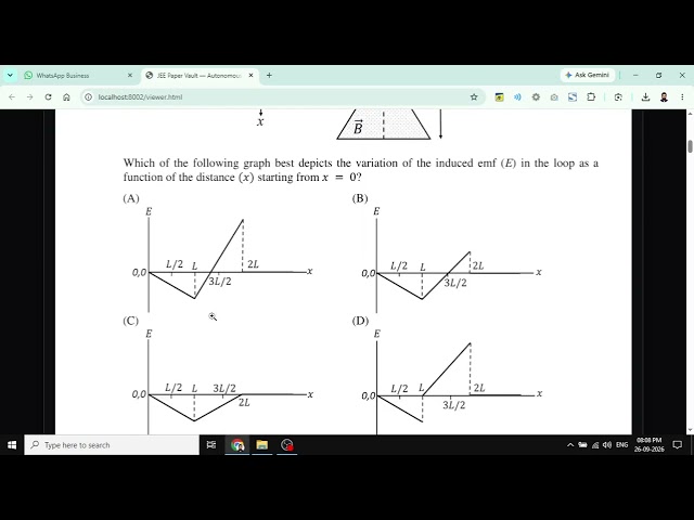 digitization question paper jee