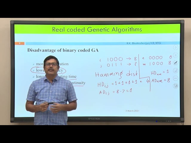 Real Coded Genetic Algorithms #CH23SP# swayamprabha