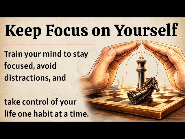 How to Keep Focus on Yourself | Graded Reader | Improve Your English Fluency ✅️ 
