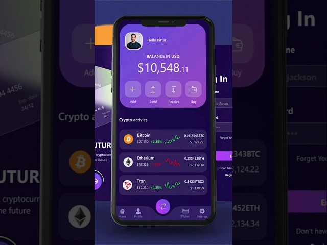 Create a Stunning Crypto App UI Design in Android Studio Tutorial 2023 #android #androidstudio