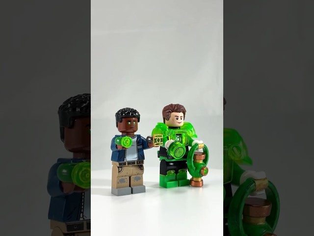 CUSTOM Lego Green Lantern Power Rings! #dc #lanterns #greenlantern #legominifigures #diy #art #legos