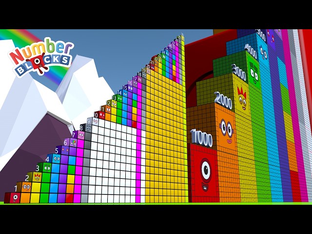 Learn Numberblocks Cubes Math Big Numbers 1 to 100 vs 10 MILLION | Kids Counting Fun 🎲🌈