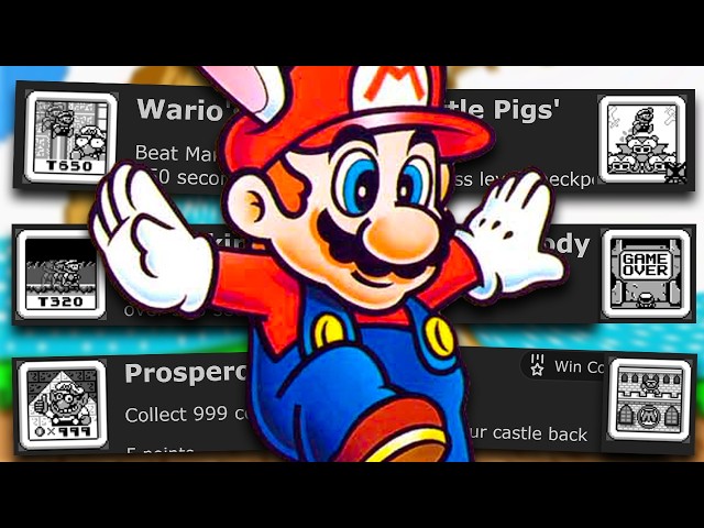 I Got EVERY ACHIEVEMENT In Super Mario Land 2: 6 Golden Coins - RetroAchievements