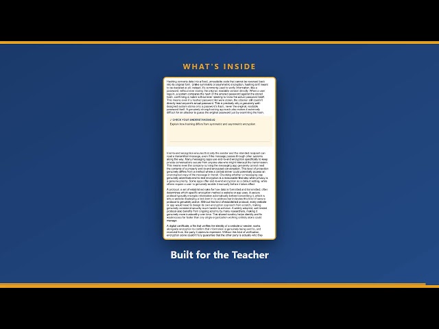 Grade 7 Computer Science: Encryption Methods — 7.NI.CY.02