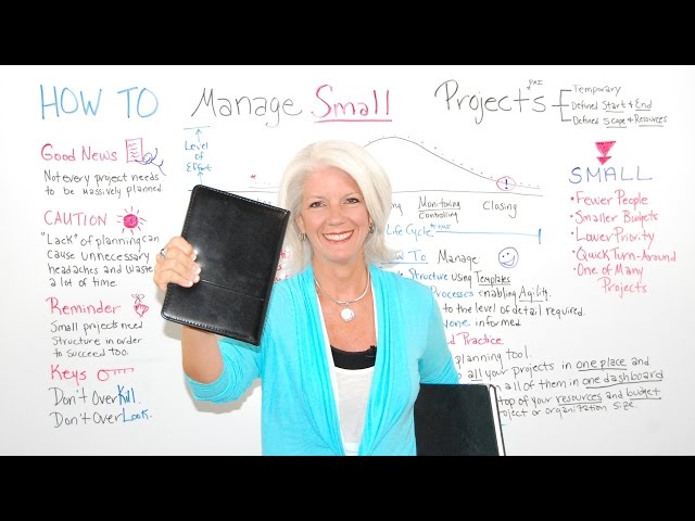 How To Manage Small Projects - Project Management Training