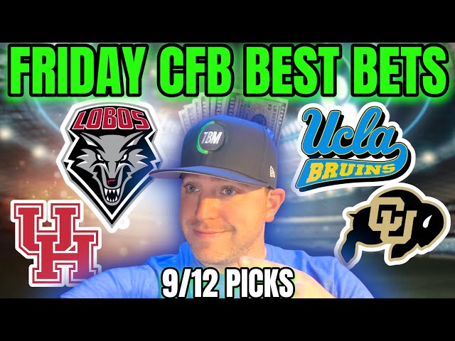 🚨 College Football Best Bets! Top College Football Free Picks (FRIDAY GAMES)