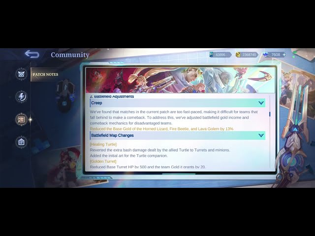 Aulus Argus Gloo Buff & Lukas Melissa Karina Nerf - Patch Notes 2.2.16 Advance Server MLBB