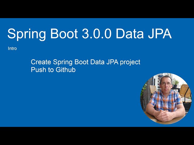 Spring Boot 3.0.0 Data JPA - Intro