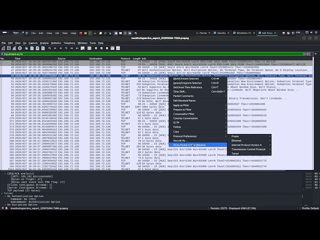 Packet Analysis with wireshark