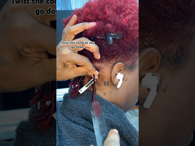 How to: properly do a comb coil for starter locs #dreadlocks #locjourney #locs #combcoils