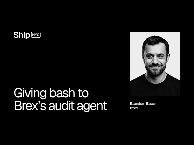 Ship 26 NYC - Giving bash to Brex's audit agent