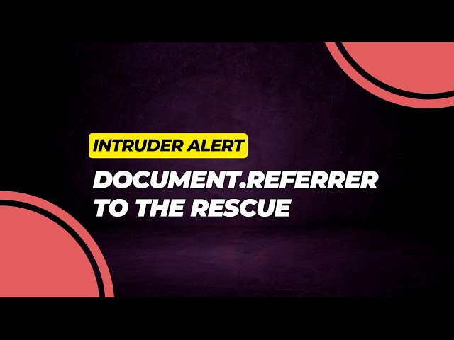What is document.referrer? (JavaScript Tip in 60 Seconds!)