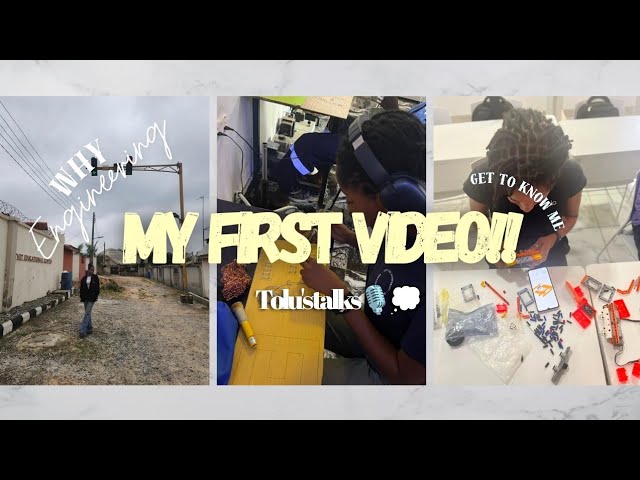 This Is My First Video… So Let’s Talk 🎙️ | Why I chose Engineering.