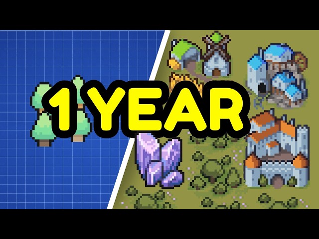 1 Year of Game Dev in 8 Minutes | Godot Devlog