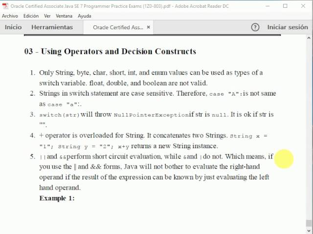 Tips Objetivo 3 Using Operators and Decision Constructs