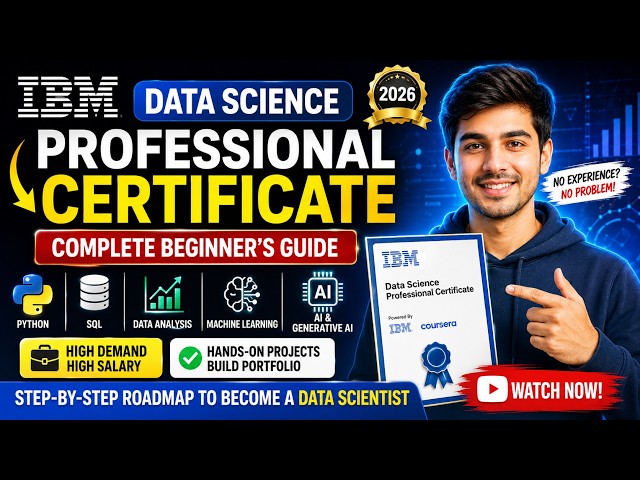 "Start Data Science with IBM: Python, SQL, AI & ML"