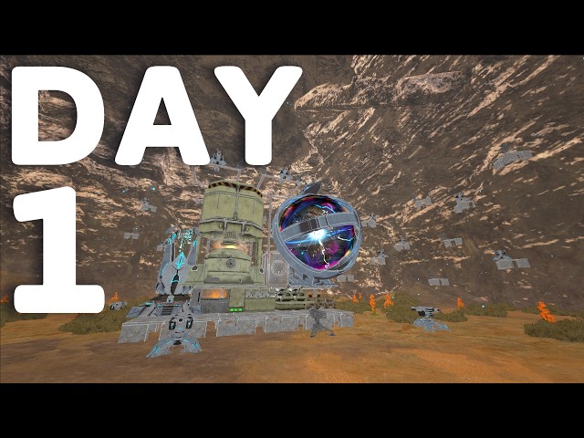 How A 42,000 Hour Squad Compete For Alpha Against 1000 Players Day 1 - ARK: Survival Evolved