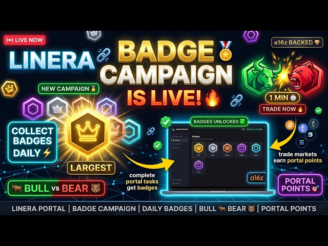Linera Testnet|Linera Badge Campaign is LIVE!Collect Badges