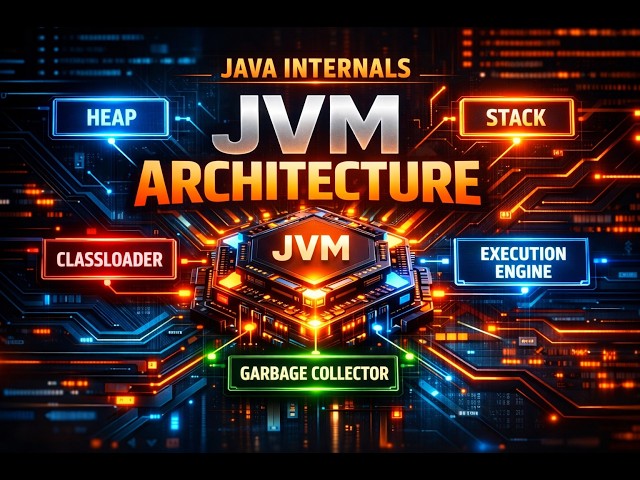 JVM Architecture Explained in 30 Minutes 🔥 | Heap, Stack, GC & ClassLoader