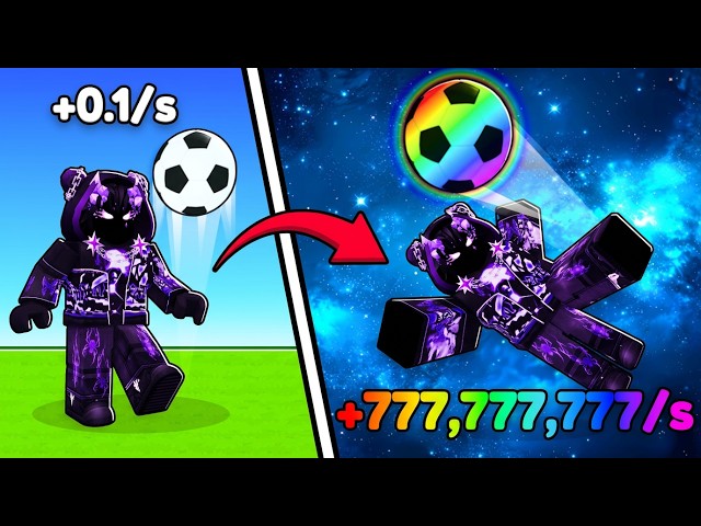Starting Over as NOOB with OP SECRET in Kick Ball to Space! (Roblox)