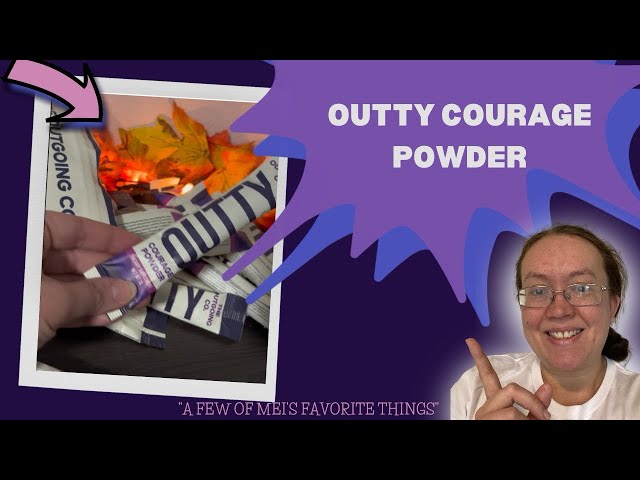 OUTTY Courage Powder Social Energy & Mood Support Drink Mix Alcohol Alternative Acai Mixed Berry -15