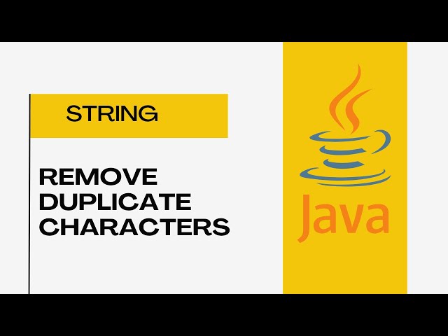 Remove Duplicate Character in a String||Java Tamil||#interview #java #duplicate #character #strings
