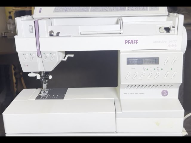 Pfaff Creative 1467 Part 1 Basic Tutorial on Explaining the Controls and Setup