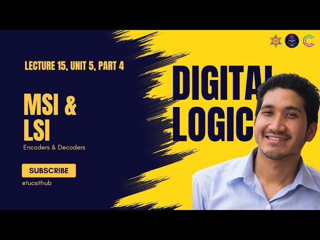 Digital Logic – Lecture 15 | Encoders, Decoders & Priority Encoder | BSc CSIT