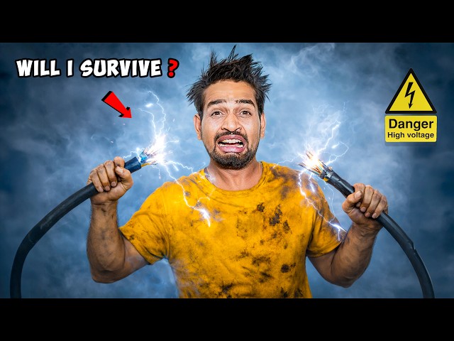 11000 Volts Holding In Hands - Can a Human Survive? 😱⚡