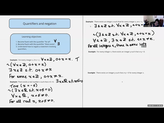 Quantifiers and negation